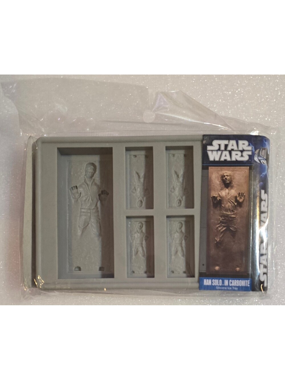 Star Wars Han Solo in Carbonite Ice Tray Cube - Chocolate or Jello Silicone Mold